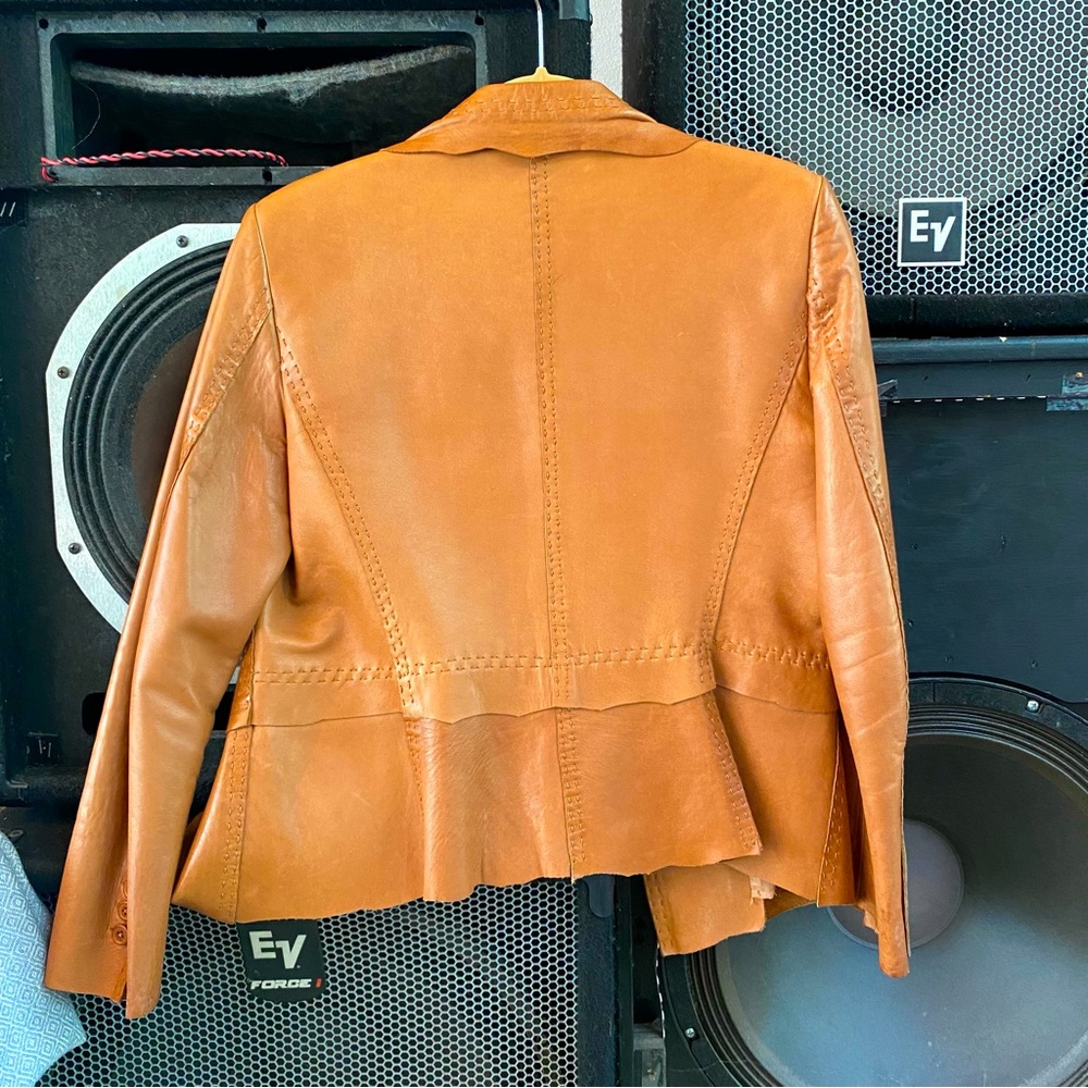 Elie Tahari Womens leather Jacket